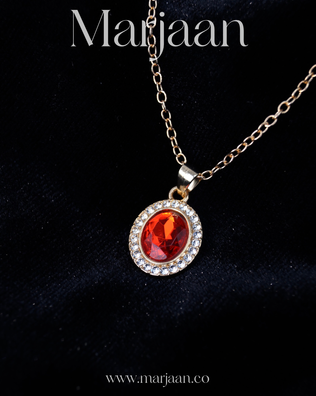 Crimson Noir Pendant