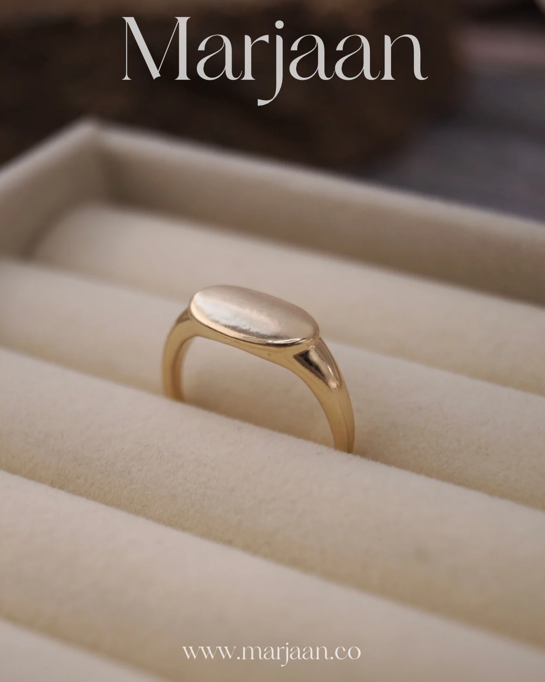 Sunburst Oval Ring