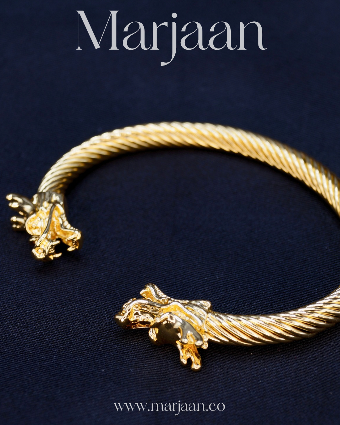 Gold Dragon Cuff