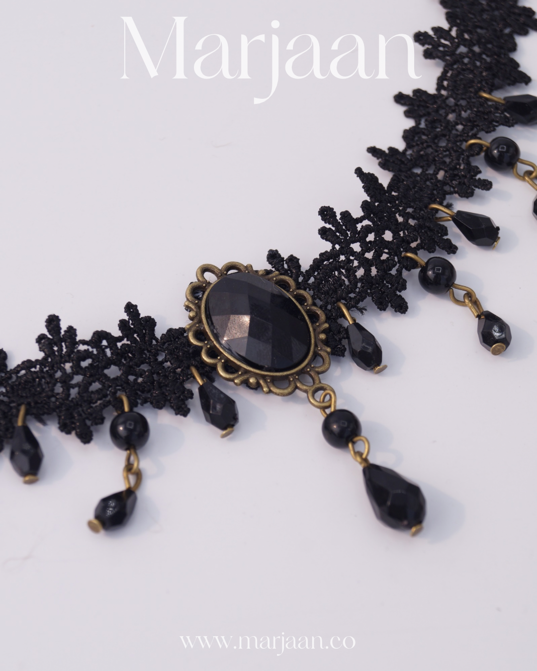 Black Victorian Gothic Choker