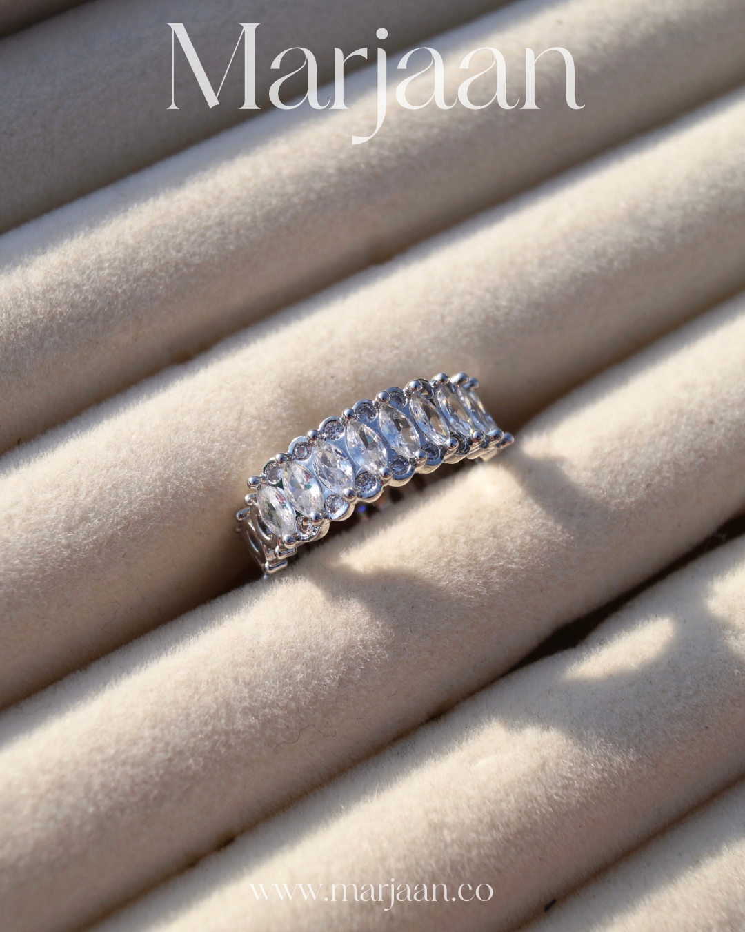 CZ Allure Adjustable Ring