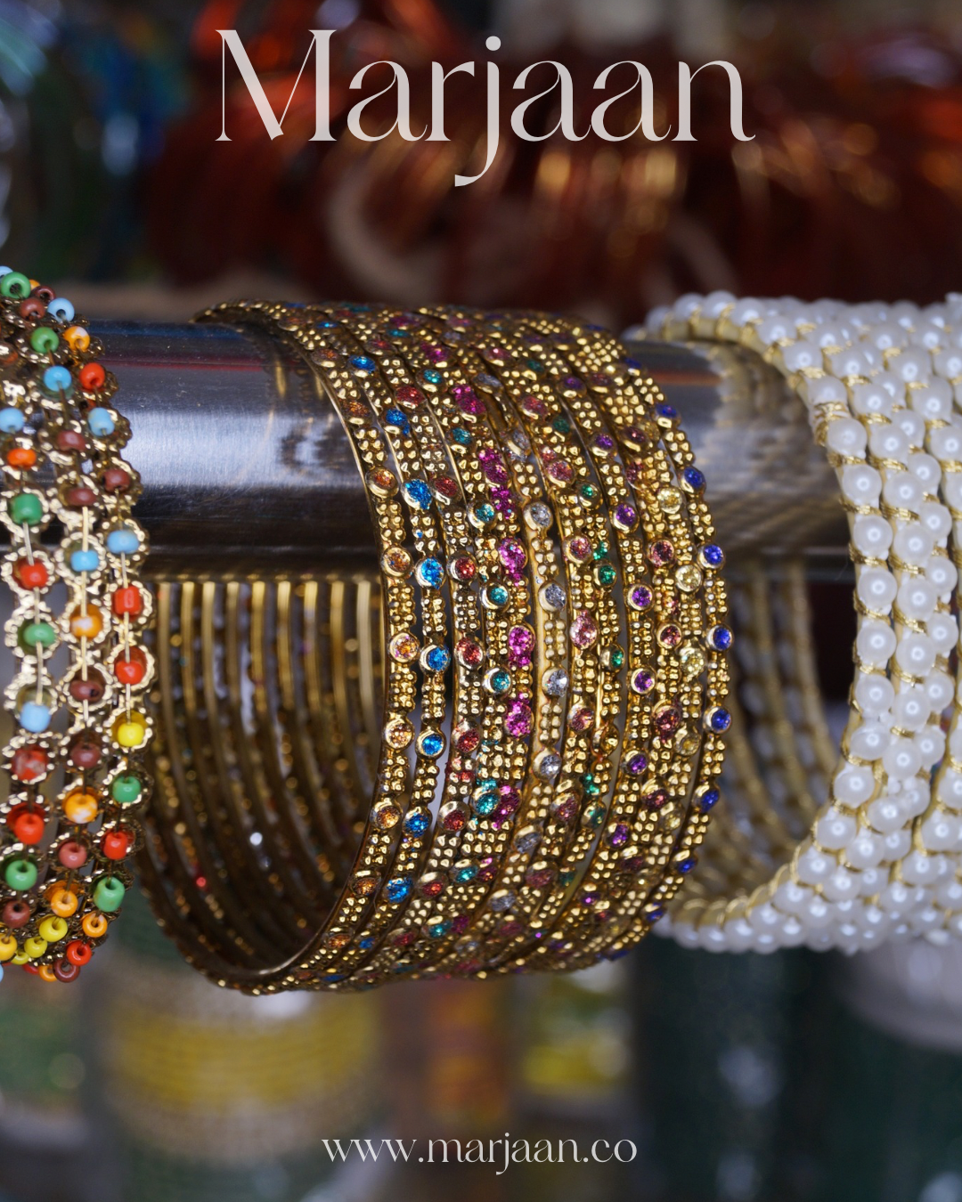 Antique Gold Colourful Set