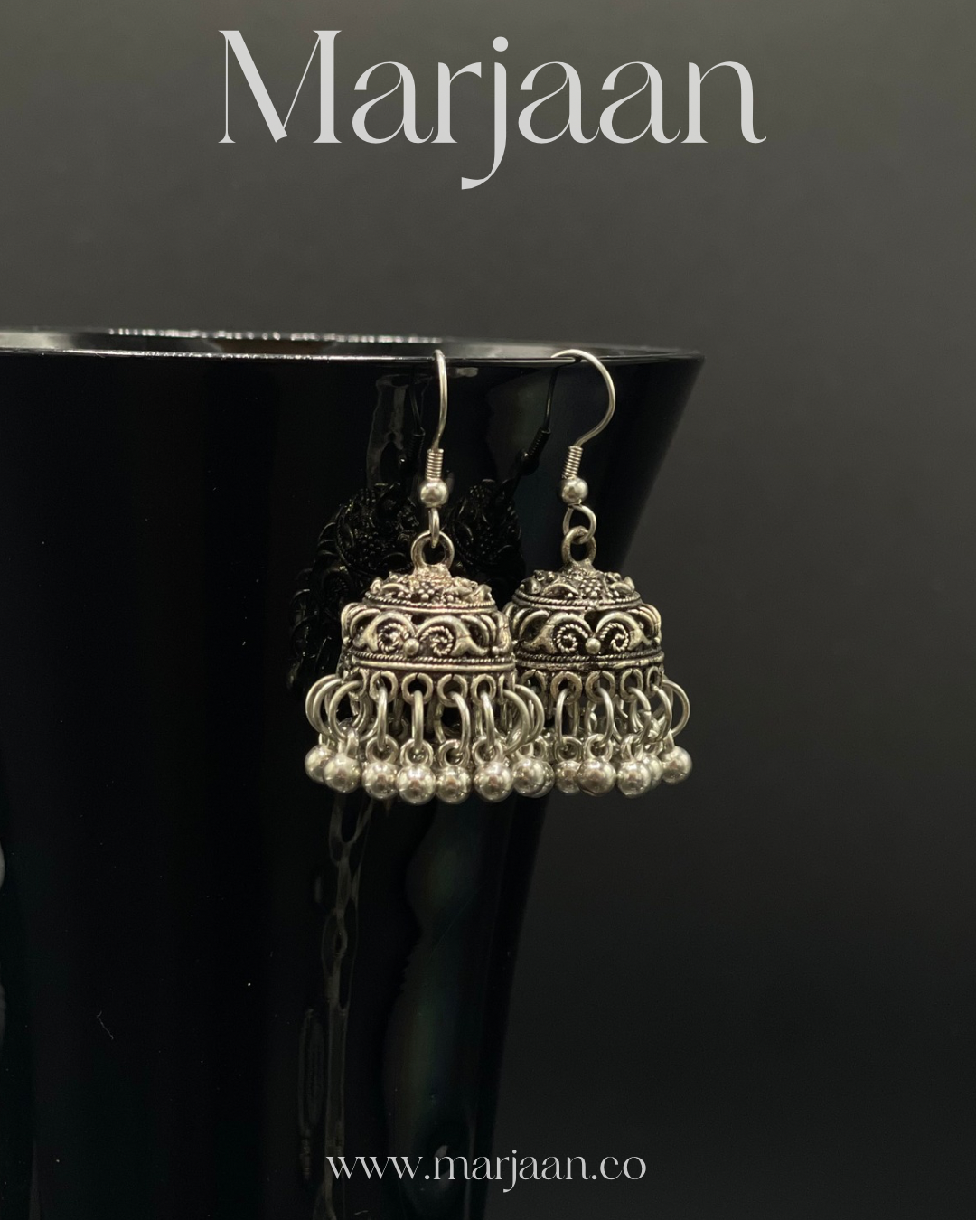 Oxidised Jhumkay