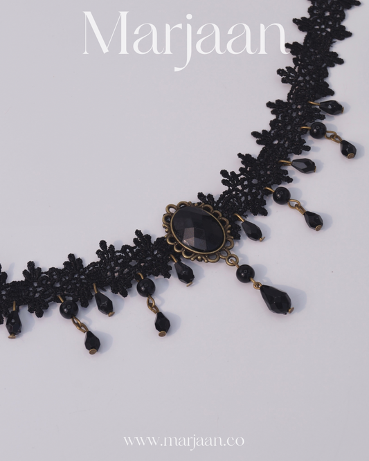 Black Victorian Gothic Choker