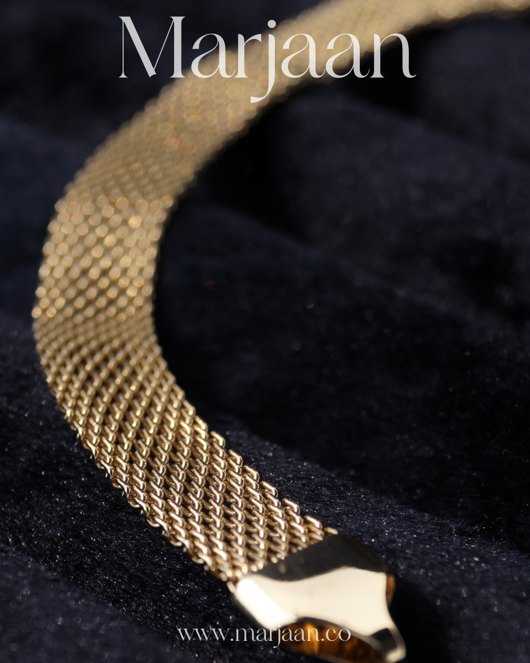 Gold Mesh Bracelet