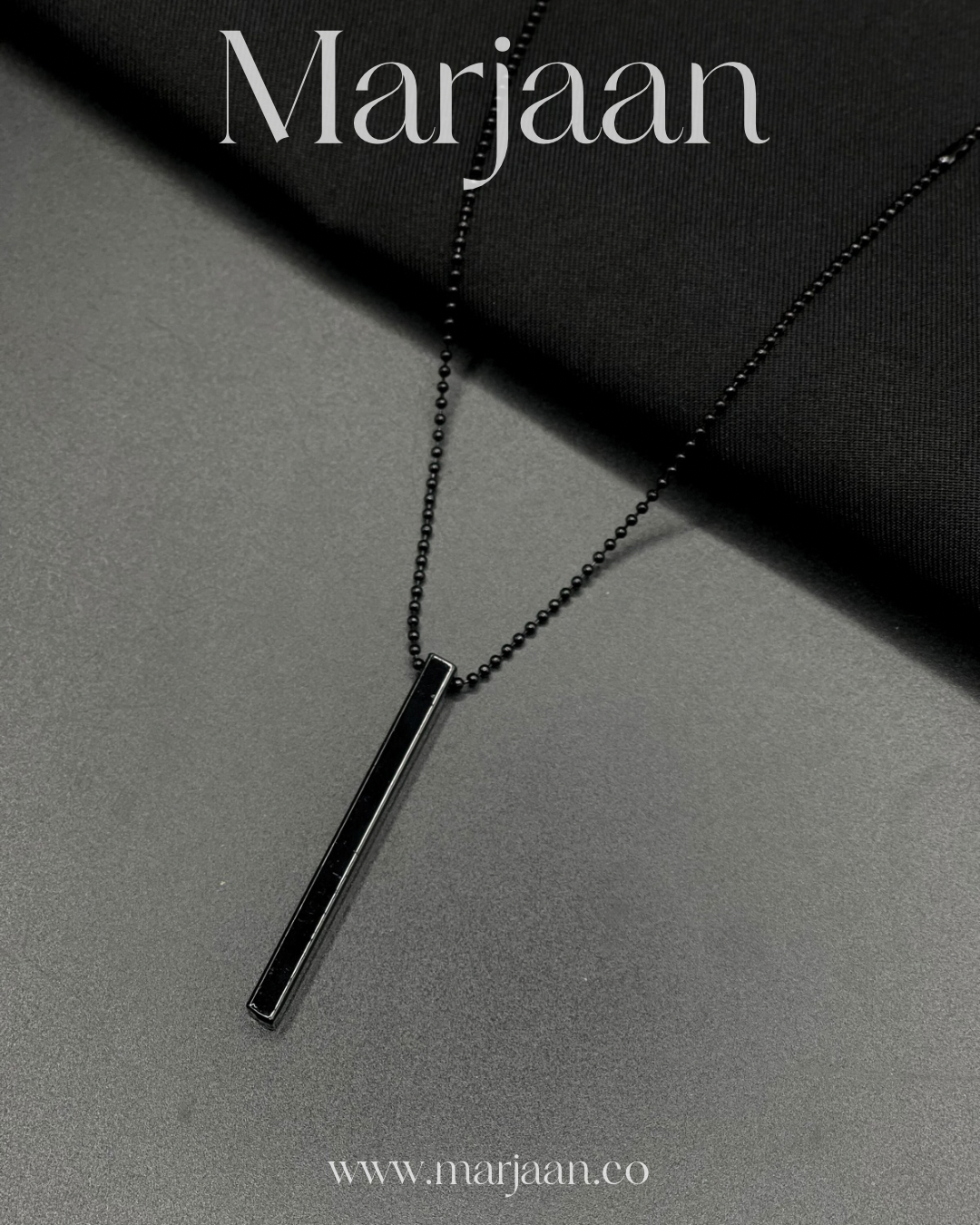 Black Bar Pendant