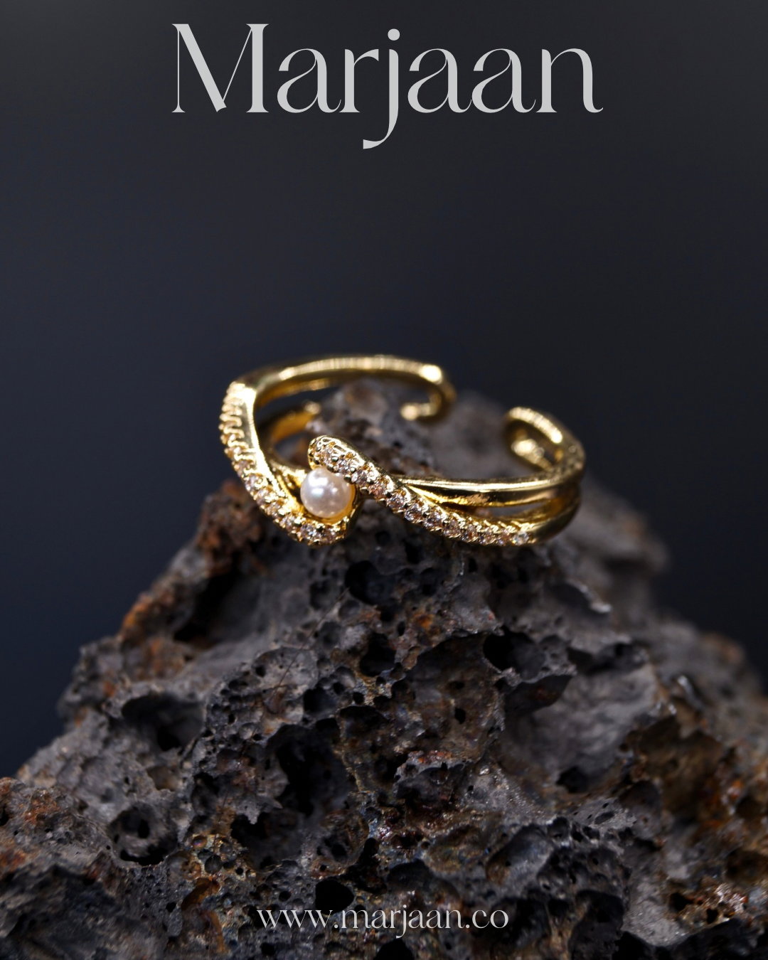 Artemis Pearl Ring