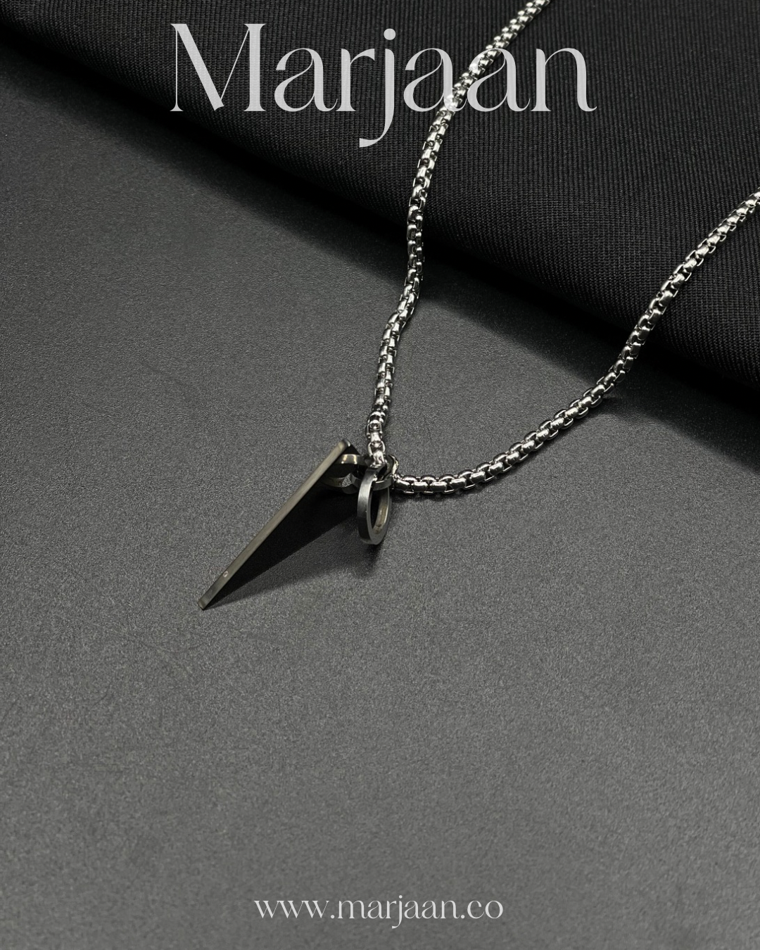 Geometric Triangle Pendant