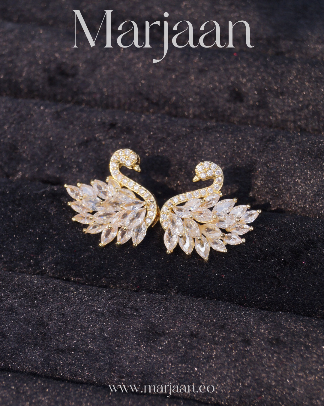 Cygnara Gold Studs