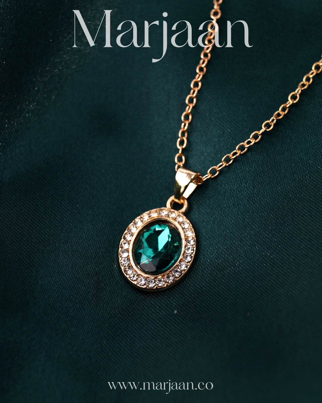 Emerald Noir Pendant