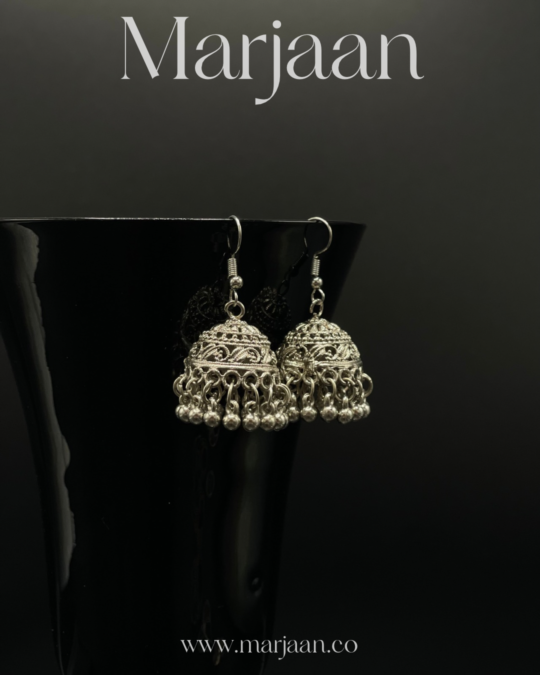 Silver Jhumkay
