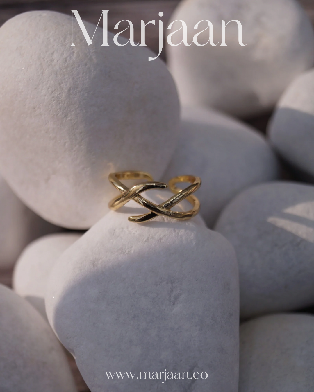 Winding Stream Ring