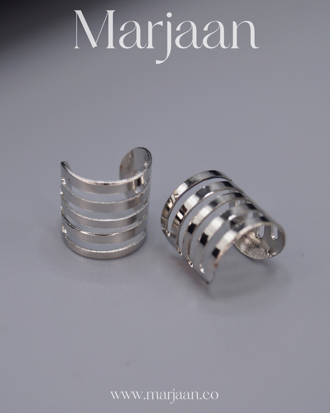 Zigzag Silver Ear Cuff