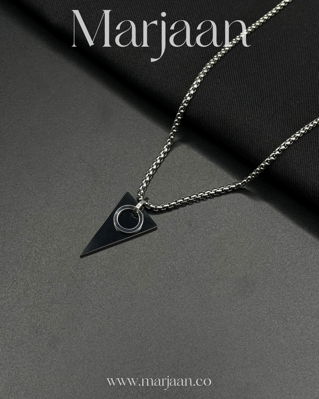 Geometric Triangle Pendant
