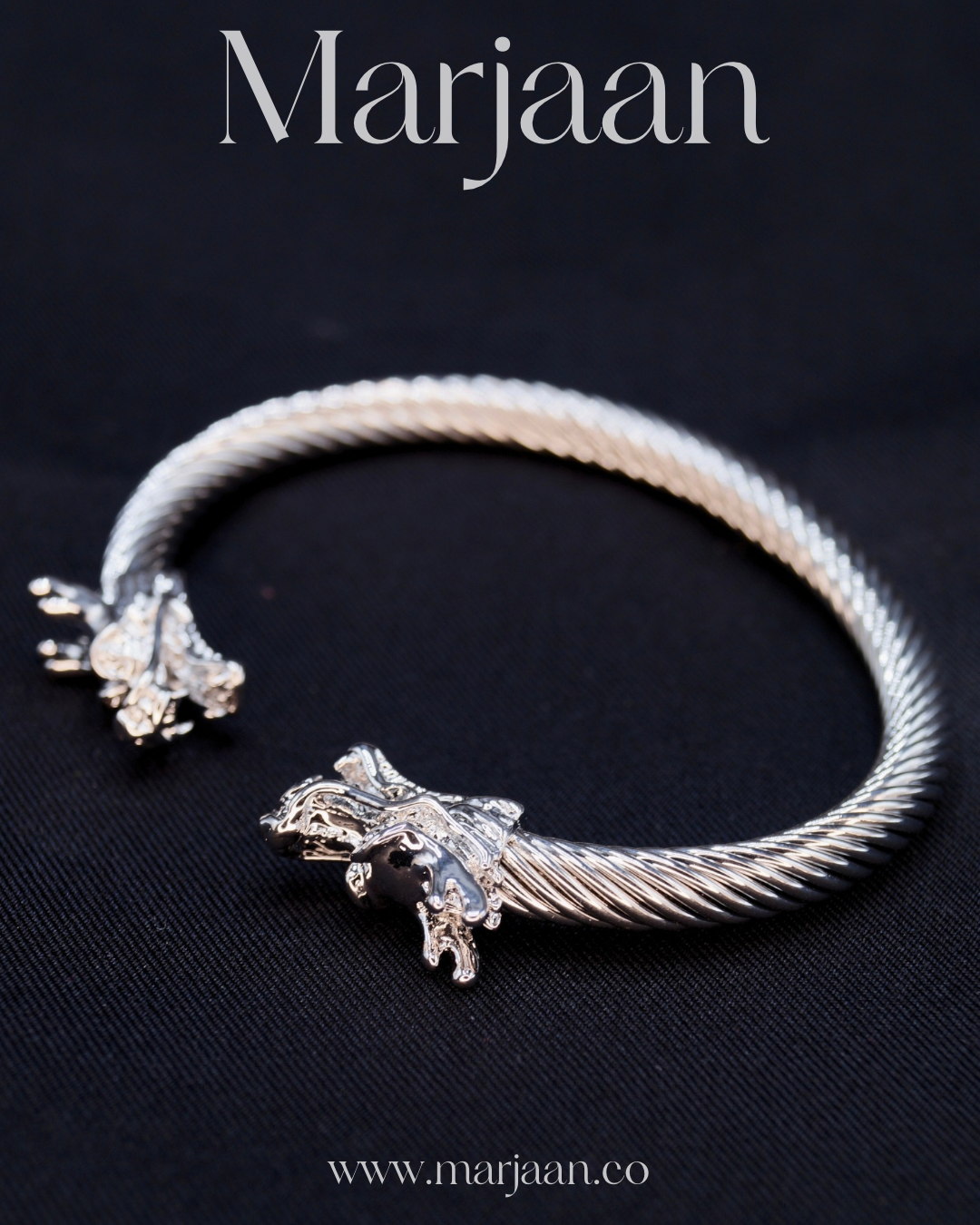 Silver Dragon Cuff