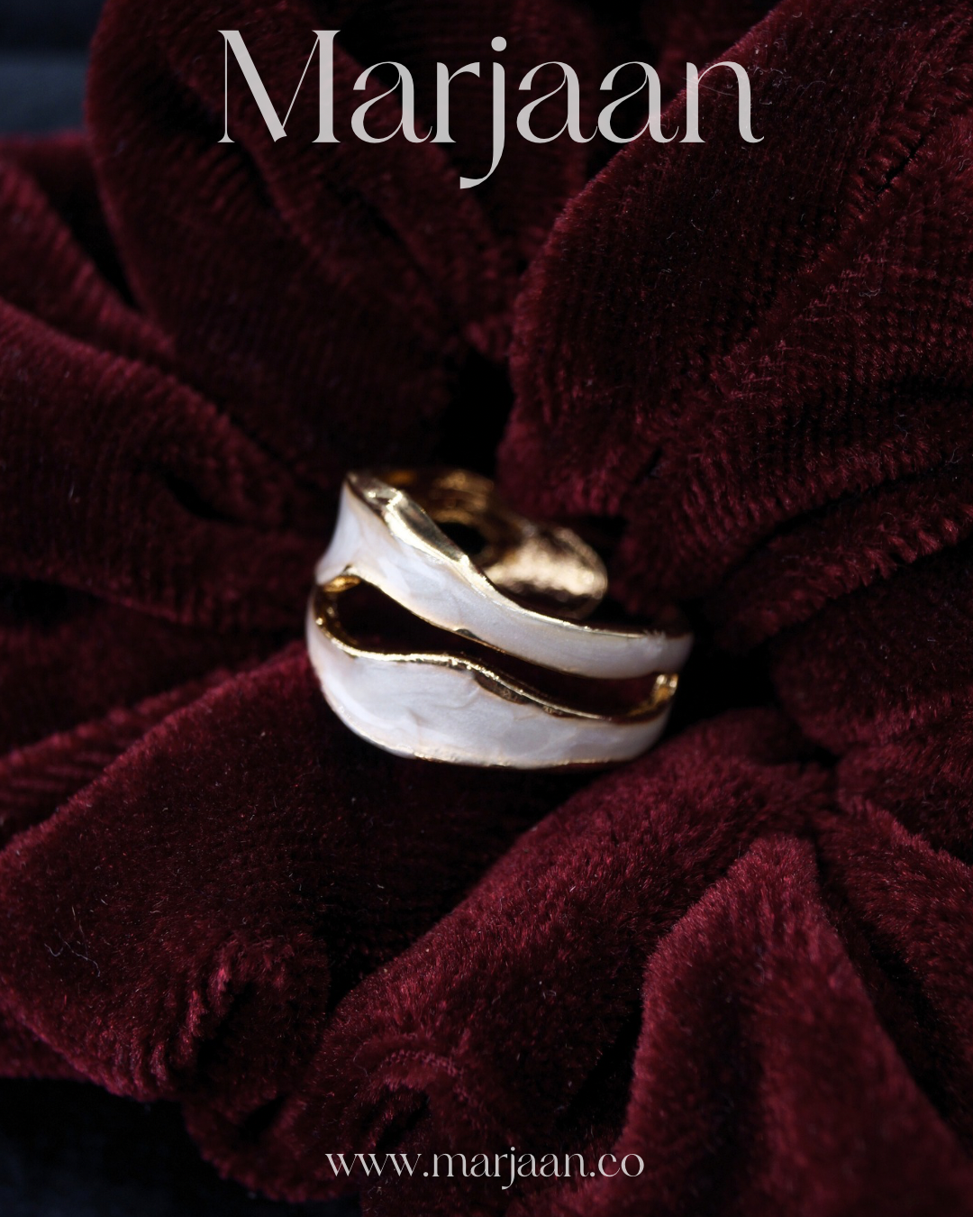 Lunar Wave Ring