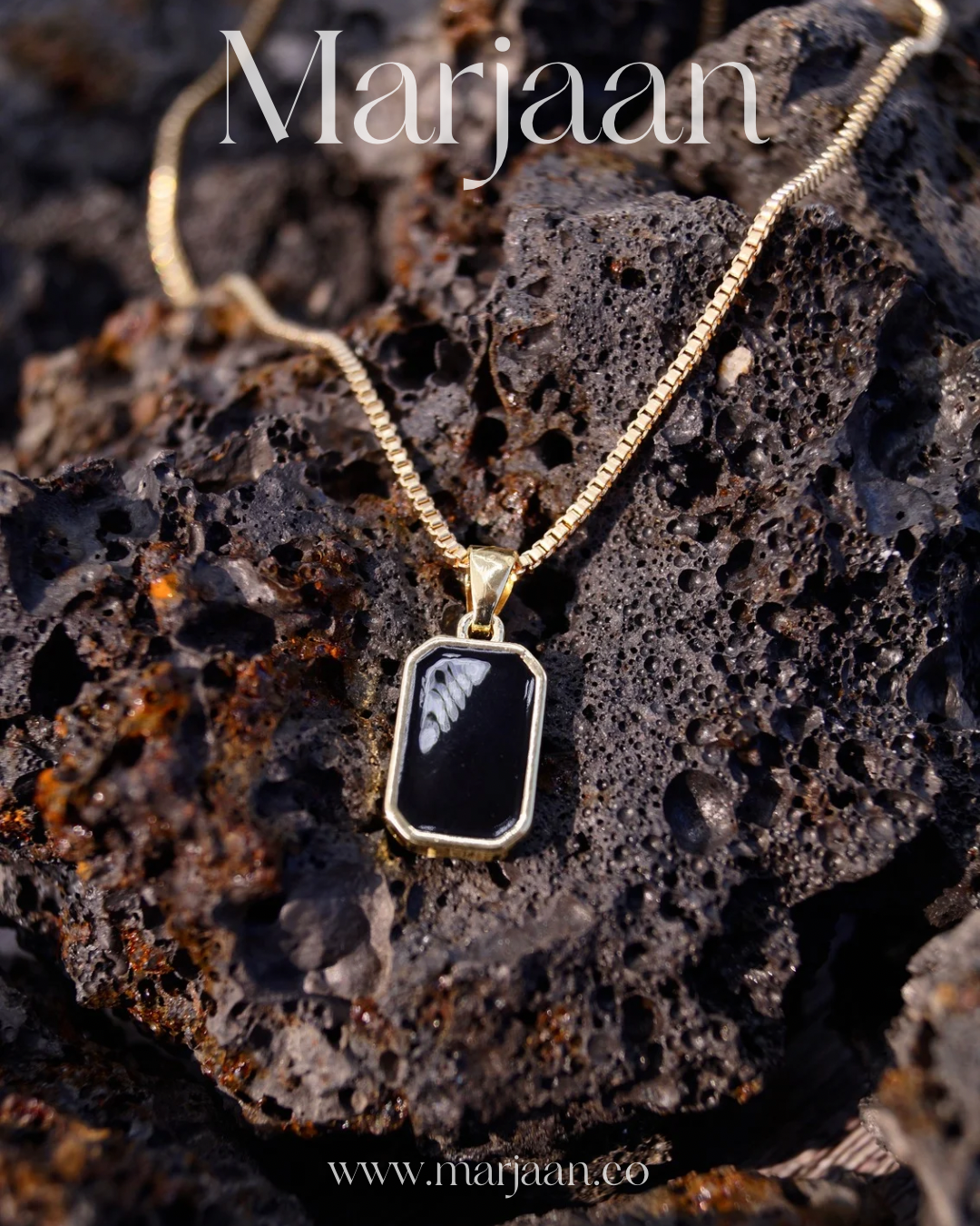 Onyx Frame Pendant