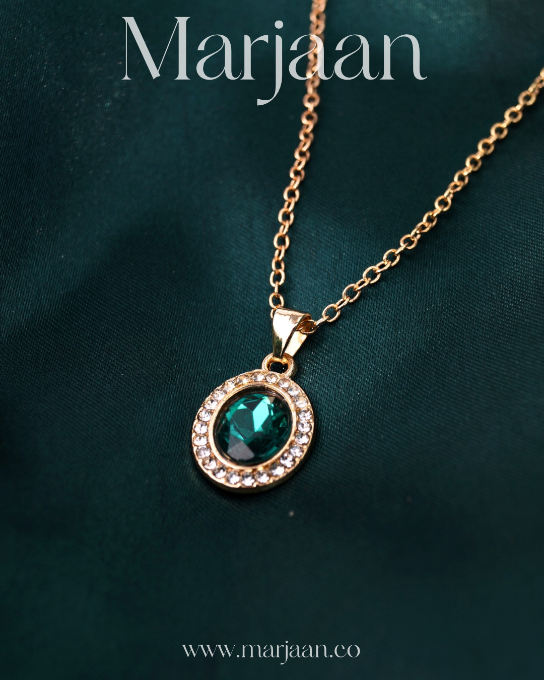 Emerald Noir Pendant