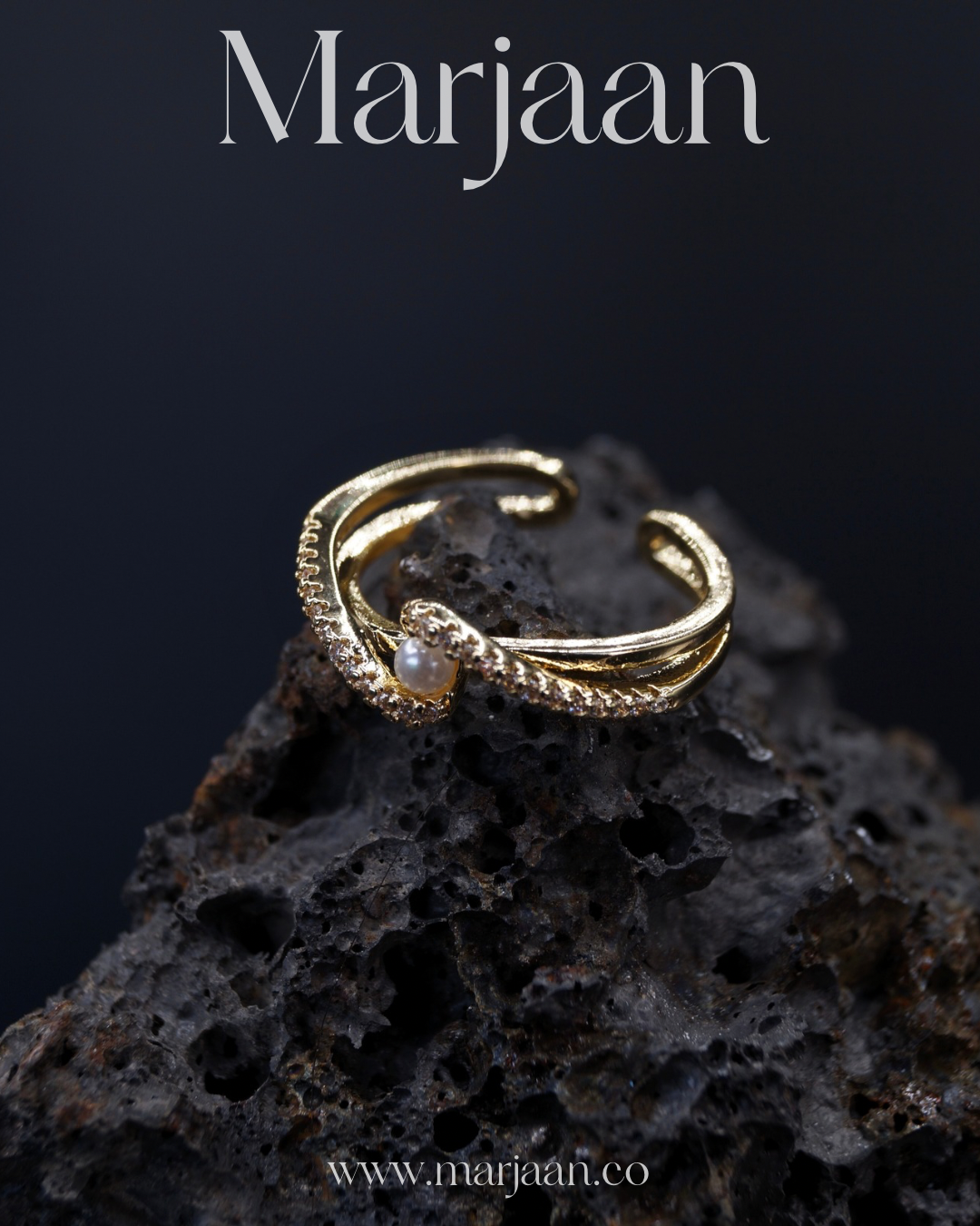 Artemis Pearl Ring