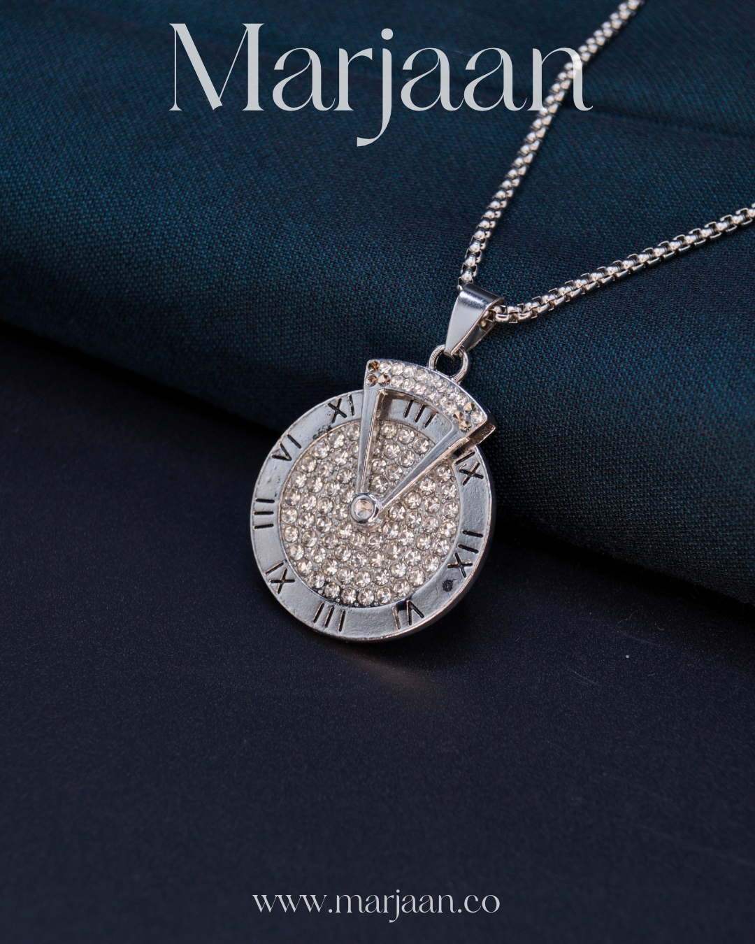 Iced Out Roman Pendant
