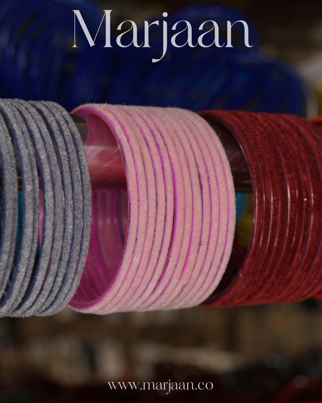 Velvet Glass Bangles
