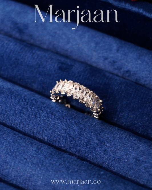 CZ Allure Adjustable Ring