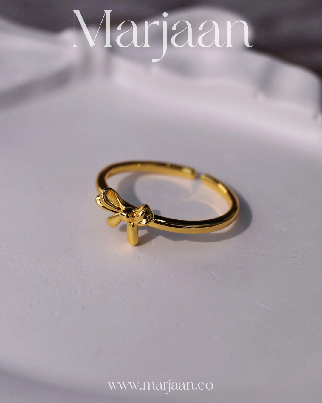 Minima Bowknot Ring