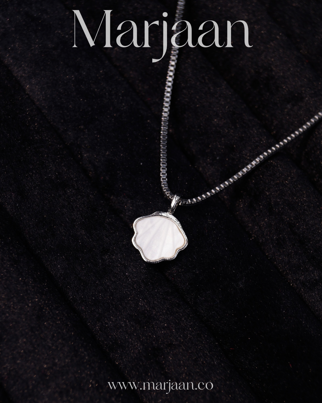 White Sea-Shell Pendant