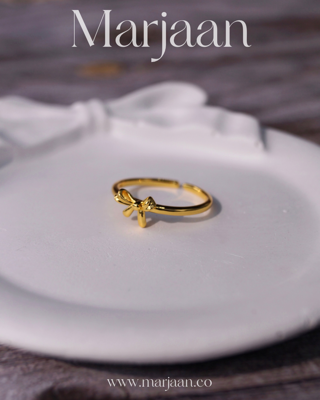 Minima Bowknot Ring