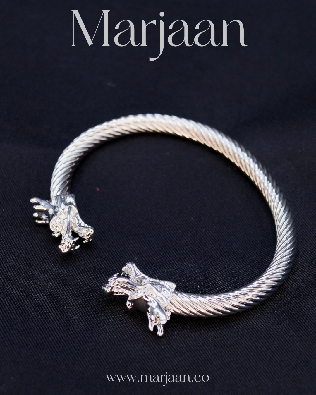 Silver Dragon Cuff