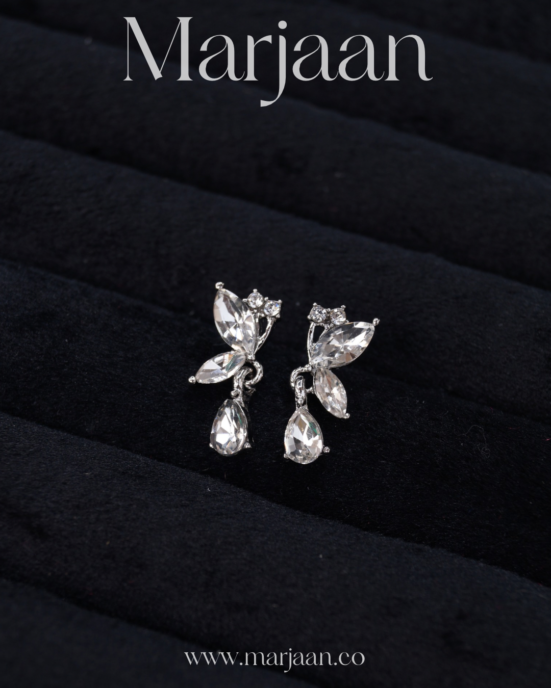 Butterfly Crystal Earrings