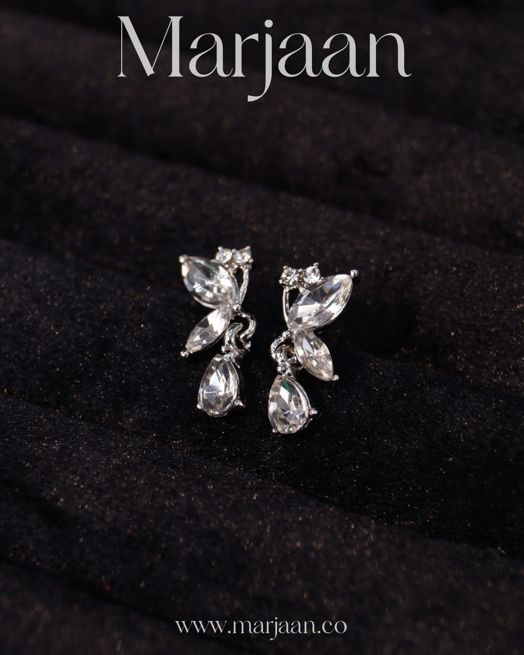 Butterfly Crystal Earrings