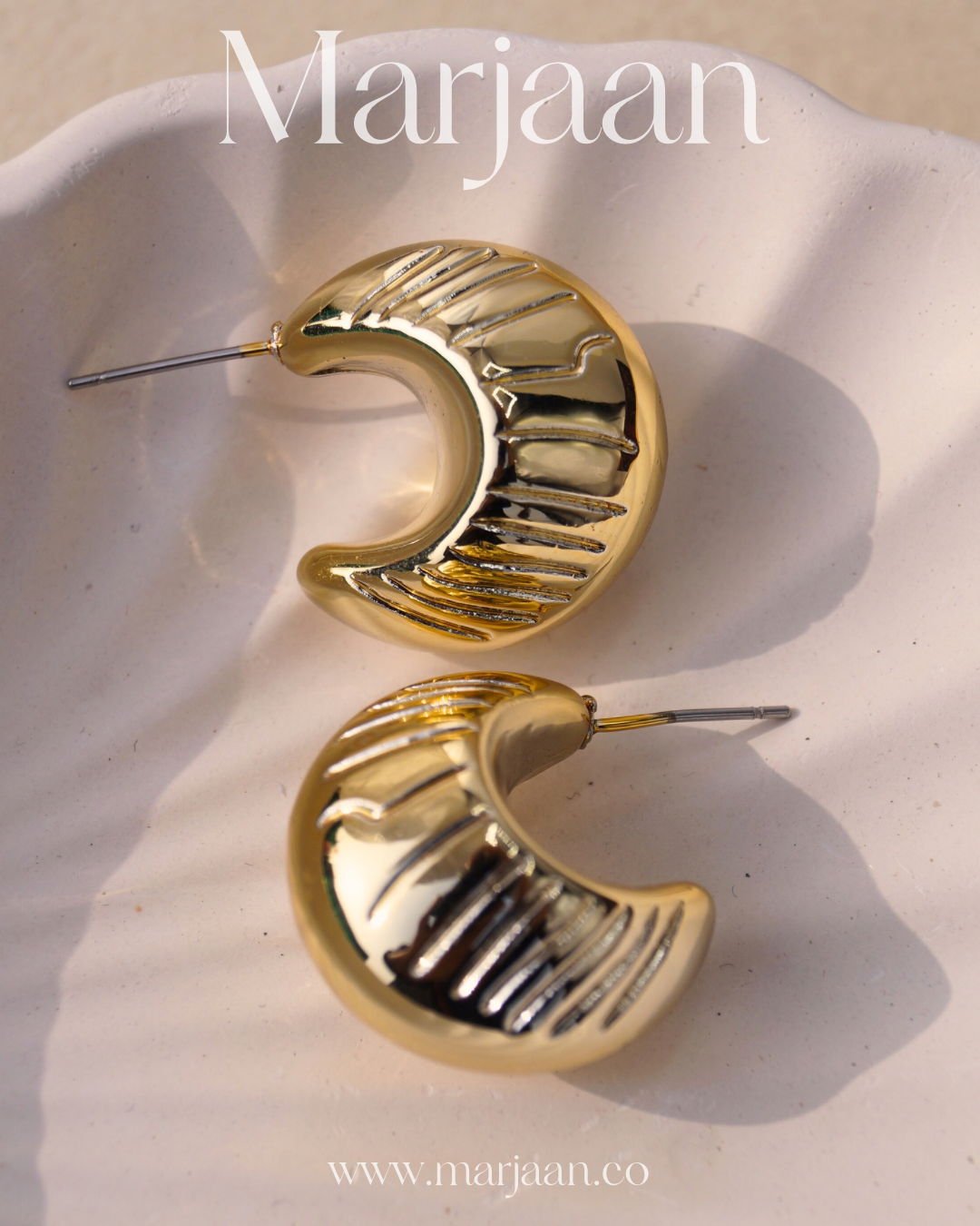 Ripple Shell Hoops