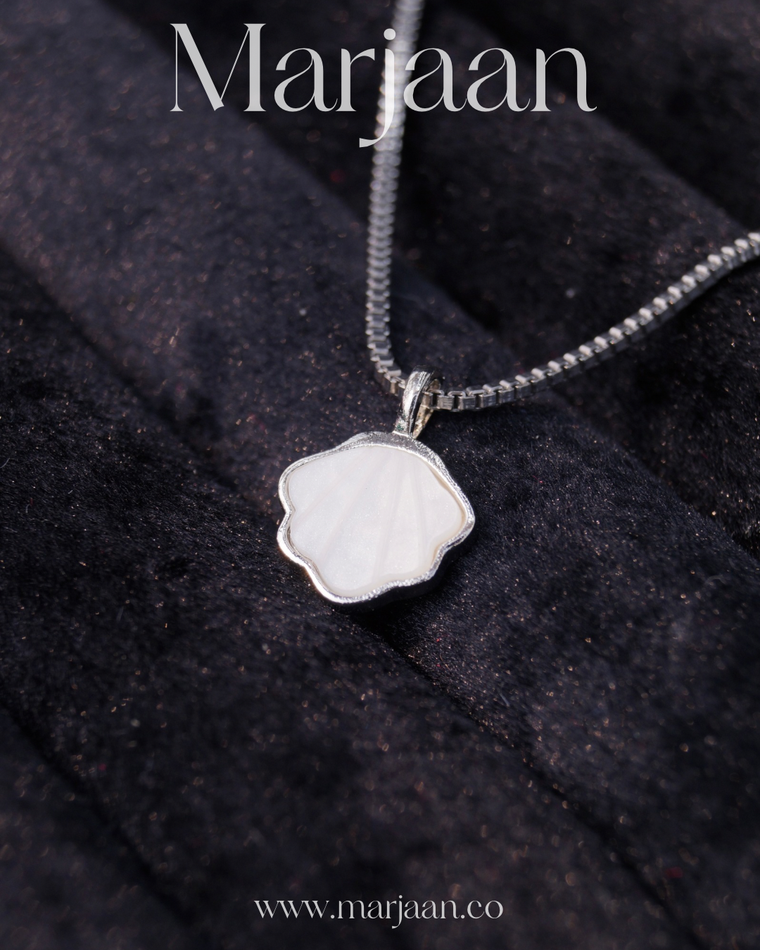 White Sea-Shell Pendant