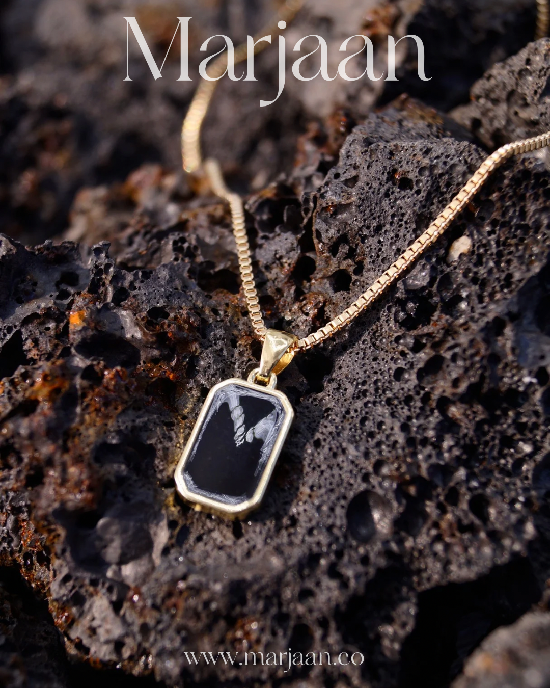 Onyx Frame Pendant