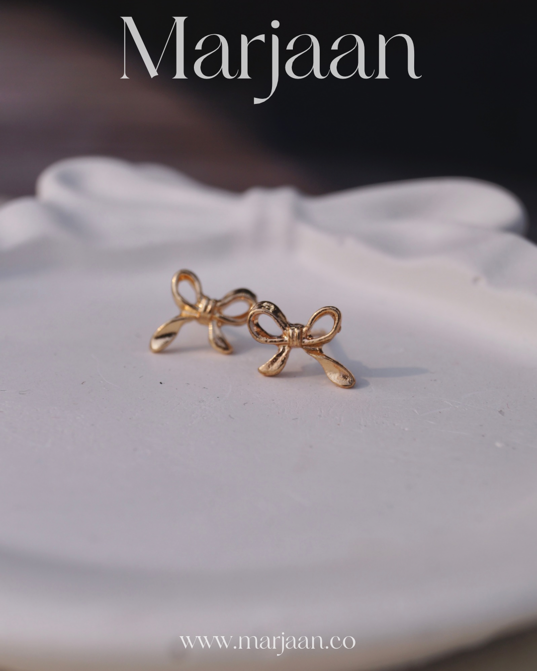 Minimal Bowknot Studs