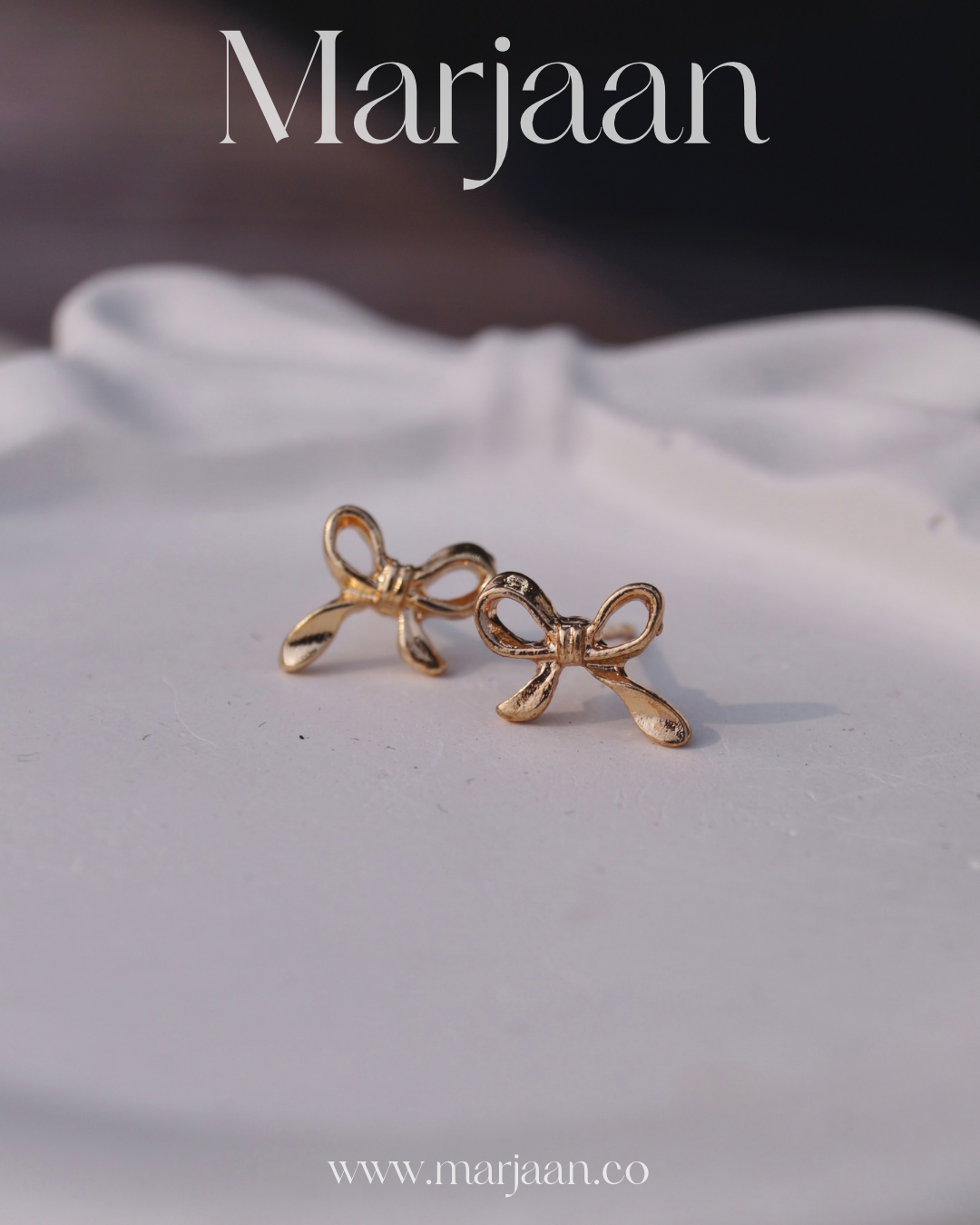 Minimal Bowknot Studs