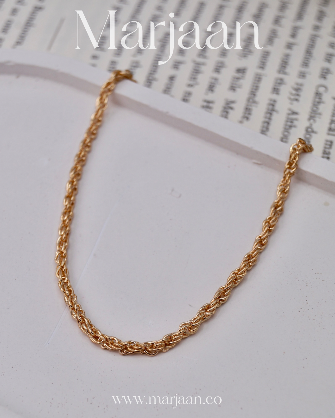 Dainty twisted rope bracelet