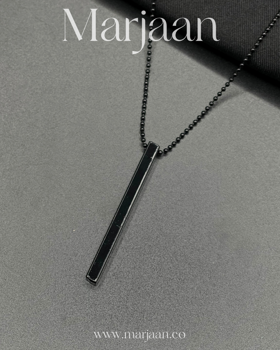 Black Bar Pendant