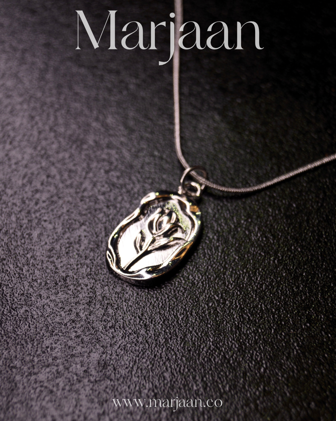 Silver Tulip Pendant