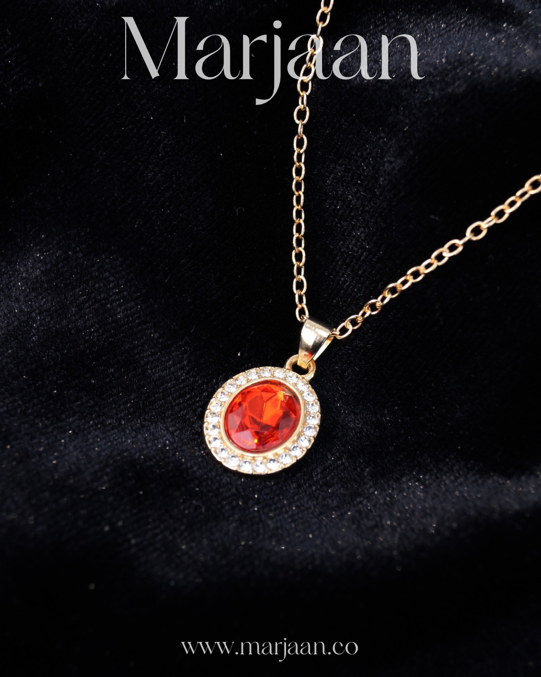 Crimson Noir Pendant