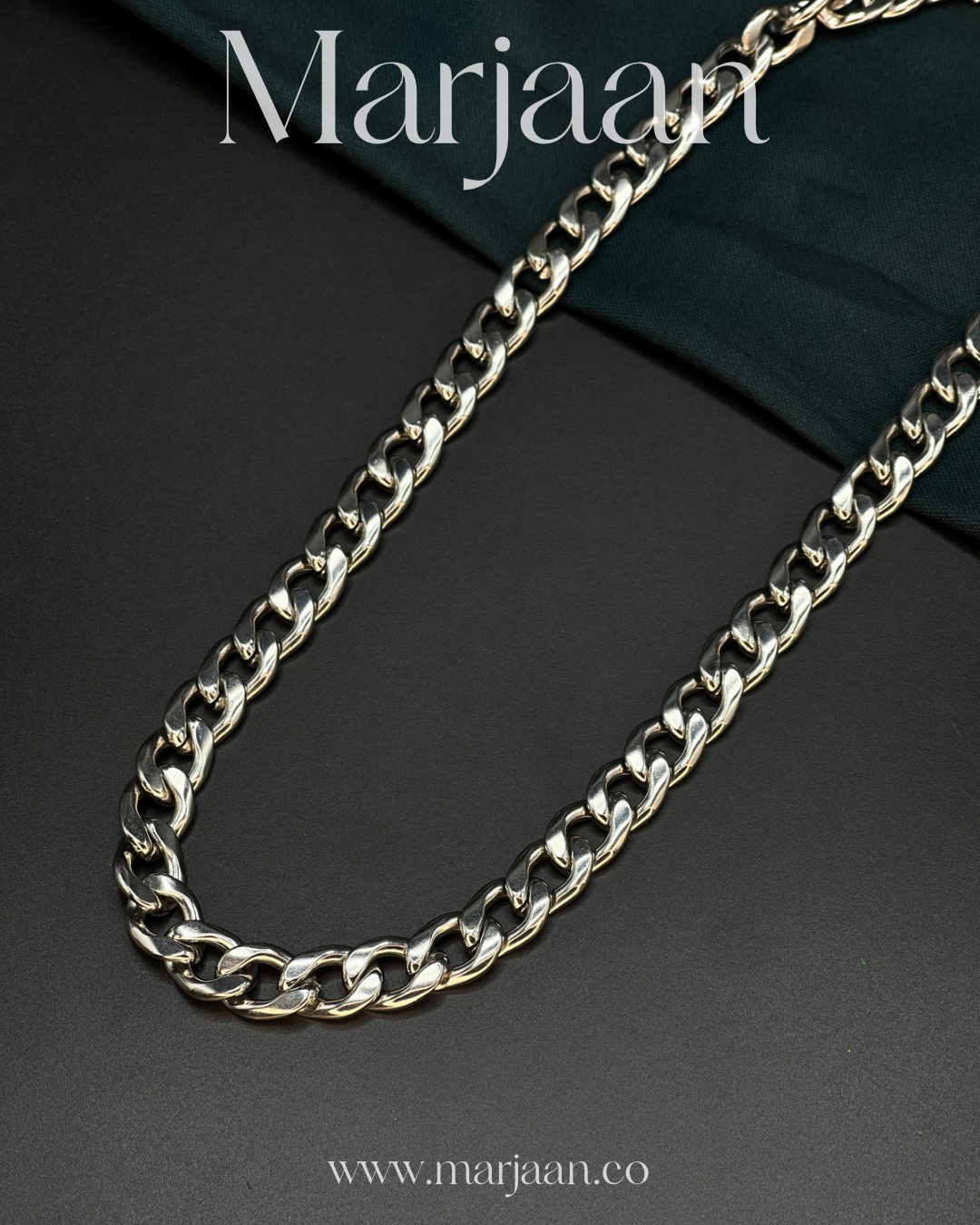 10mm 925 Silver Cuban Chain