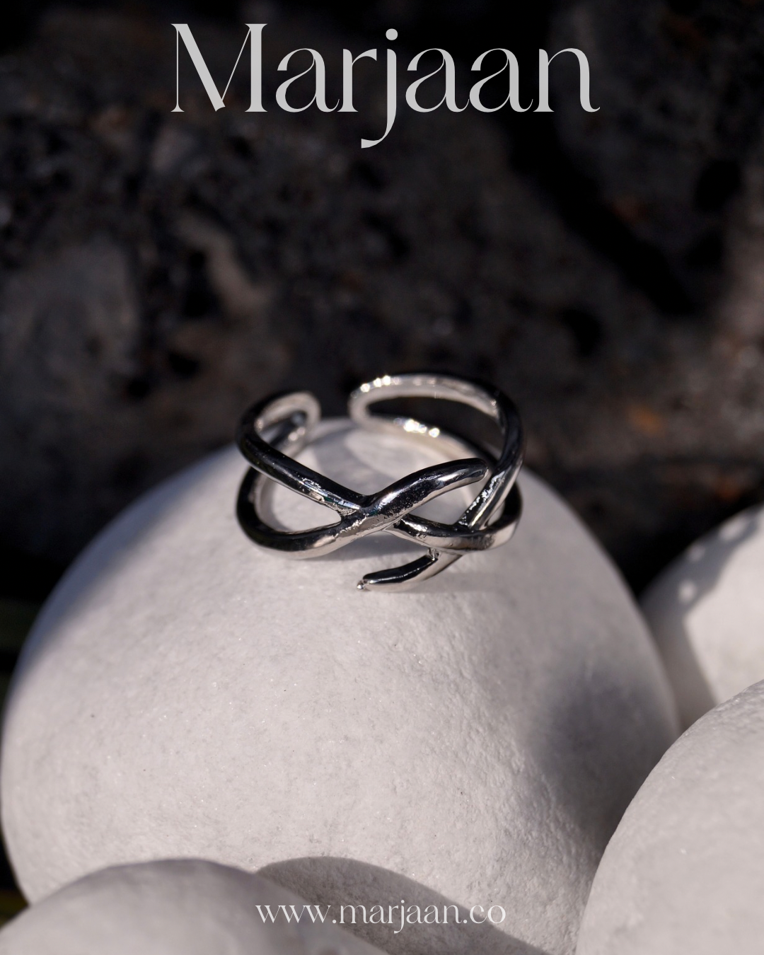 Winding Stream Ring