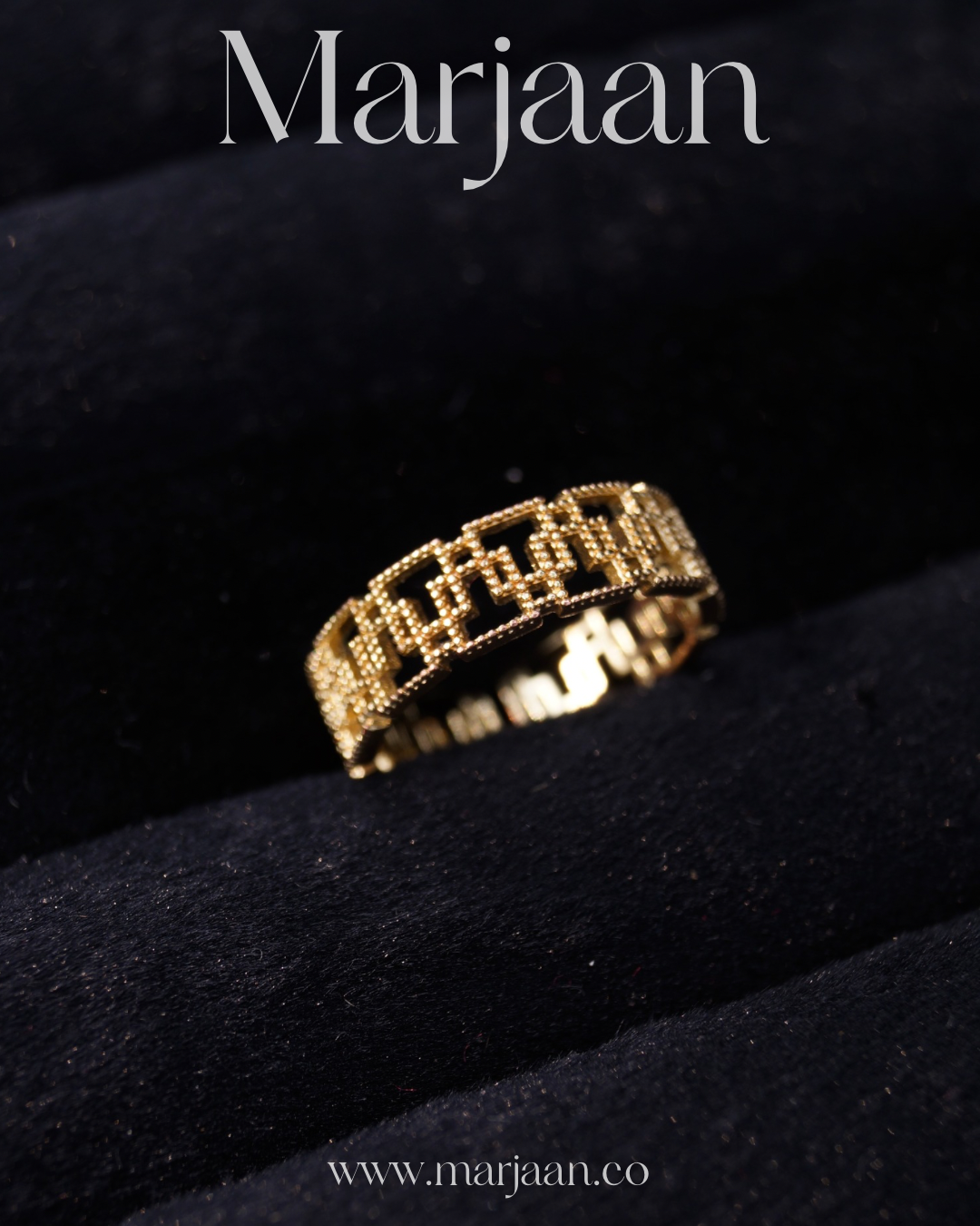 Dainty Net Ring