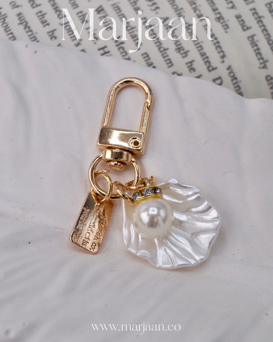 Oyster Pearl Keychain