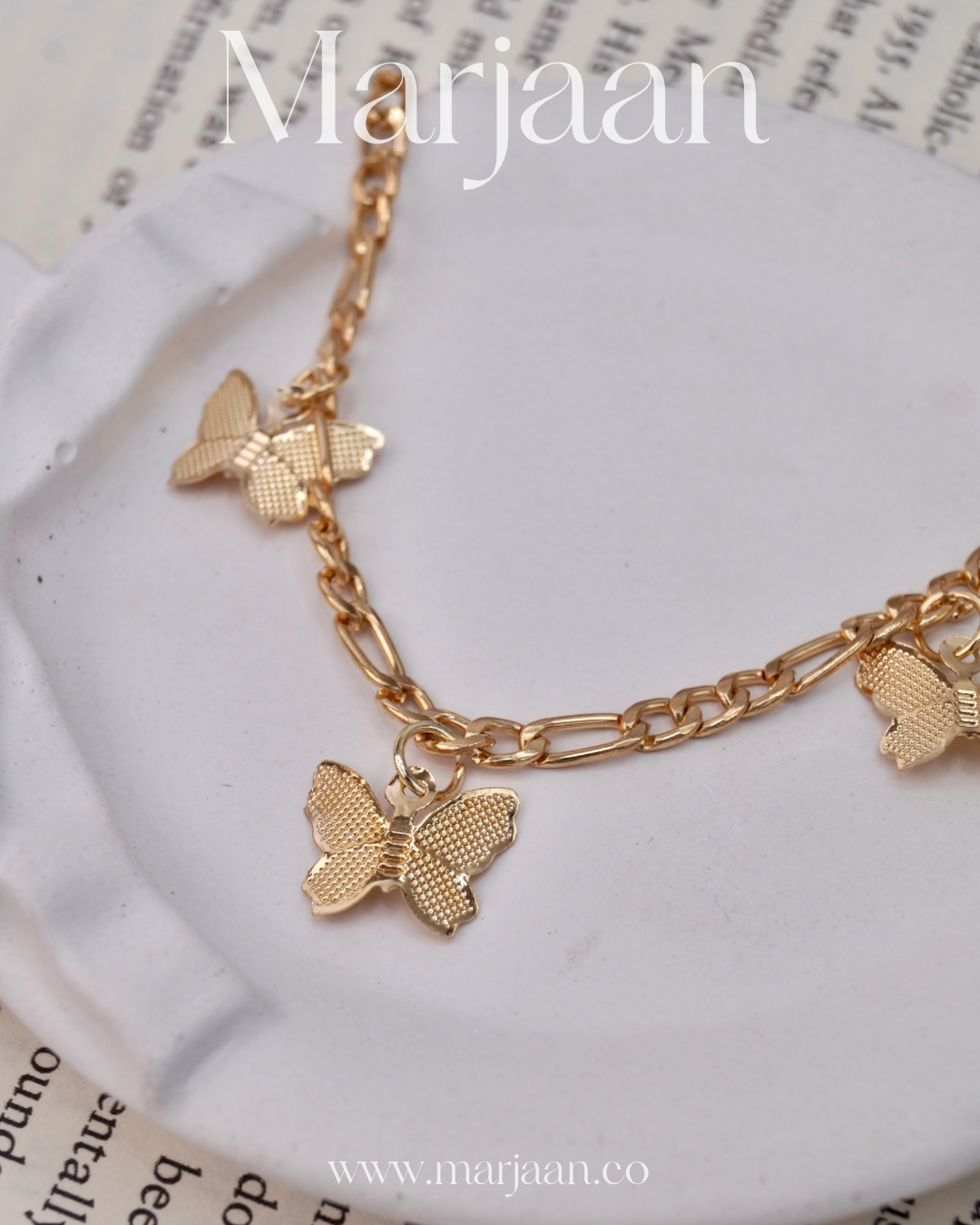 Butterfly Cascade Bracelet