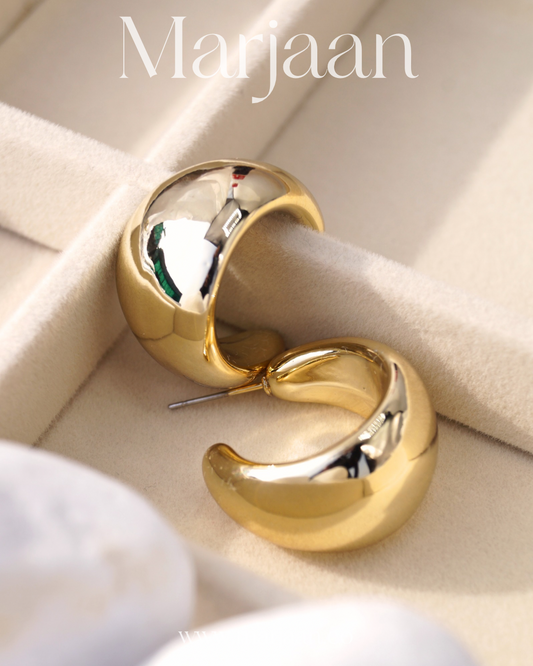 Teardrop Luxe Hoops