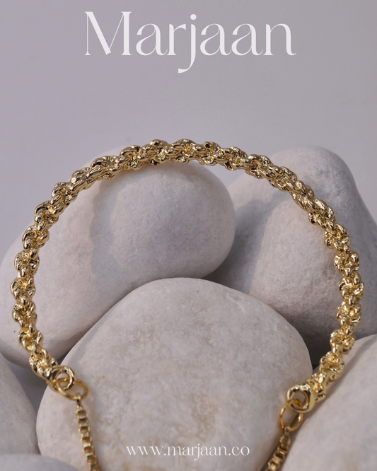 Aurum Twist Adjustable Bracelet