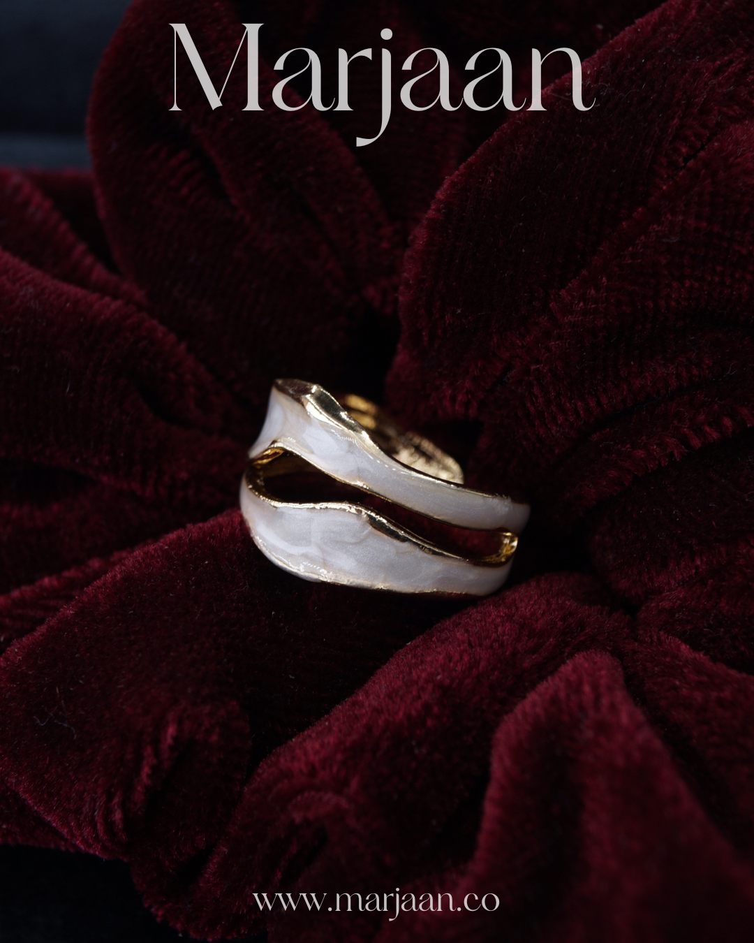 Lunar Wave Ring