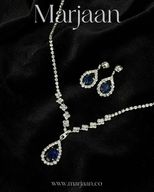 Blue Teardrop Set